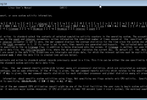 sar コマンド・マニュアル